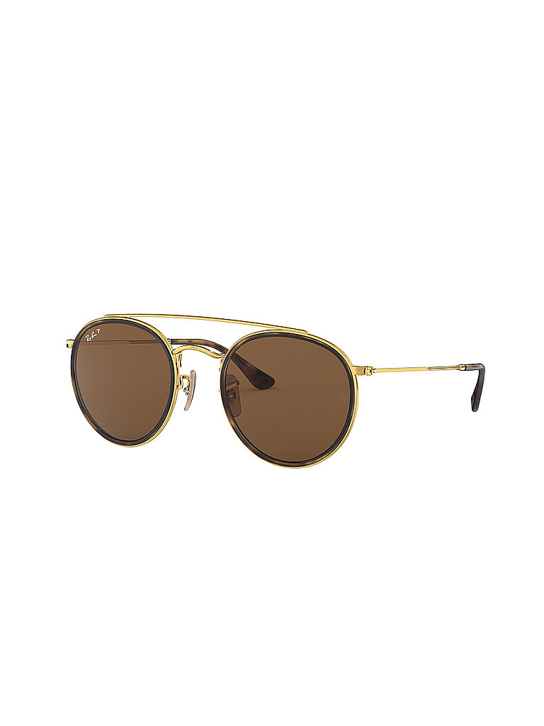 Ray Ban Lunettes de soleil Ray-Ban Round Double Bridge RB 3647N (001/57) Femme